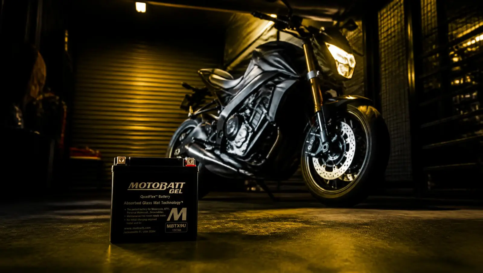 Bateria de moto entregue pela RG Baterias
